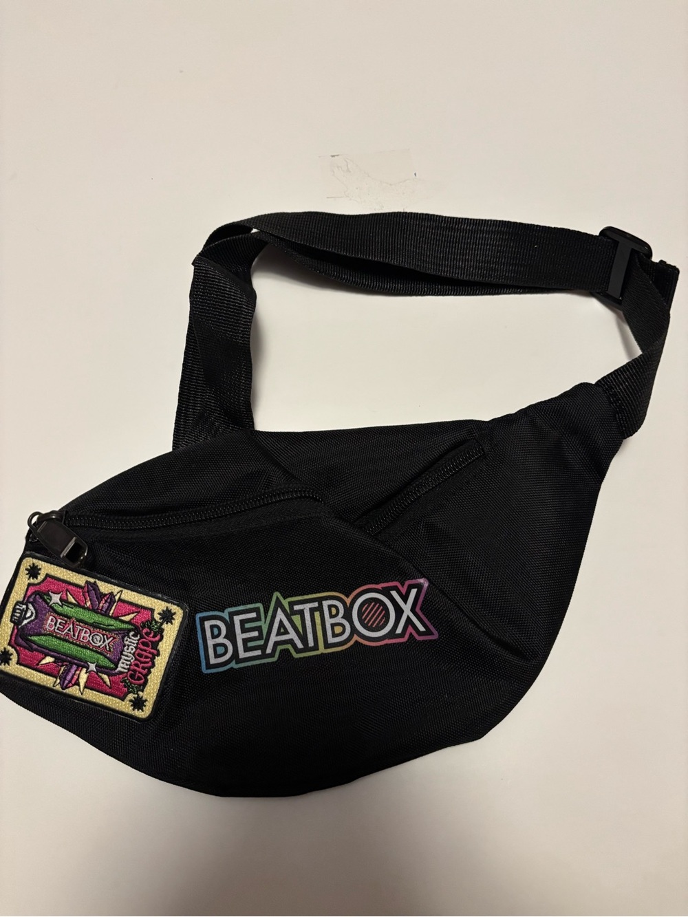 Black Logo Belt Bag
